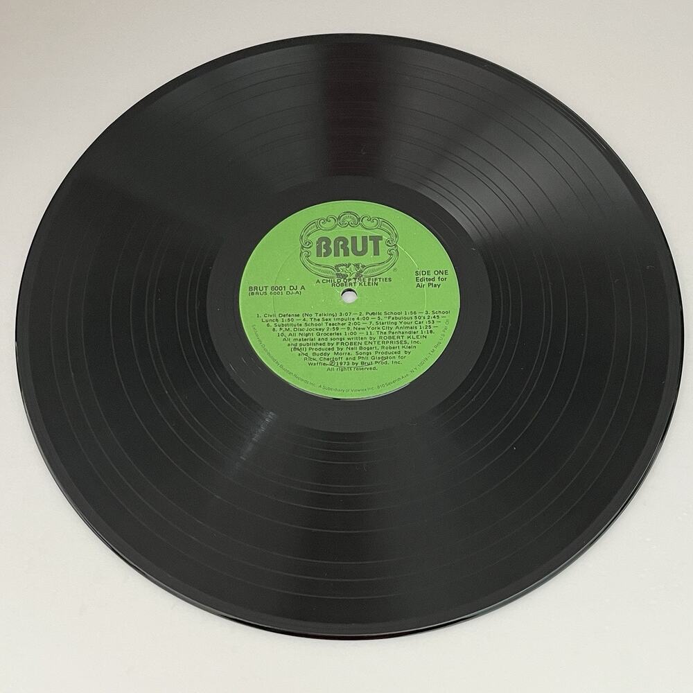 Robert Klein Child of the 50s LP 1973 Brut 6001DJ Rare Edited Radio Station Copy - Picture 4 of 12